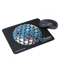 Tapis de souris publicitaire fabriqué en France en microfibre 18x22cm