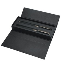 Parure personnalisée stylo bille et plume Image Black