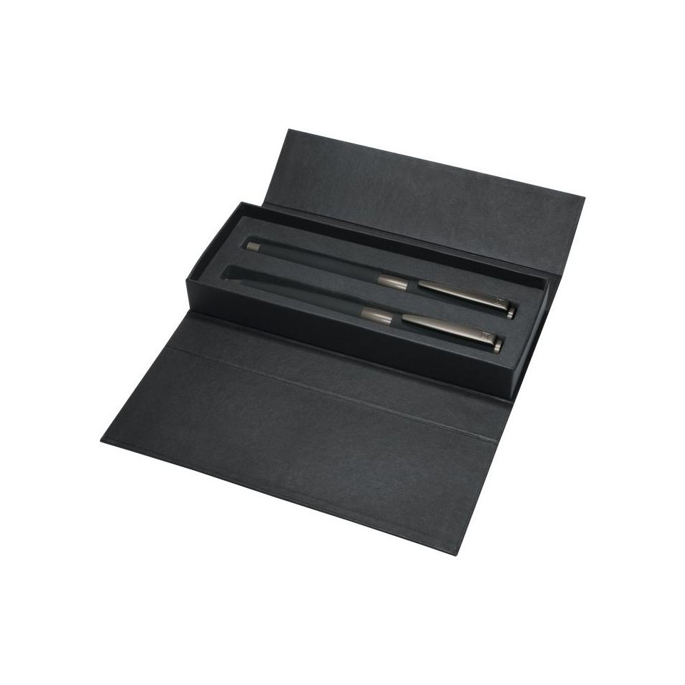 Parure personnalisée stylo bille et plume Image Black