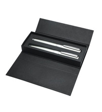 Parure personnalisée stylo bille et roller Image Chrome