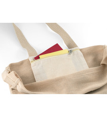 Sac shopping publicitaire en toile de jute 275g 27x41x9cm