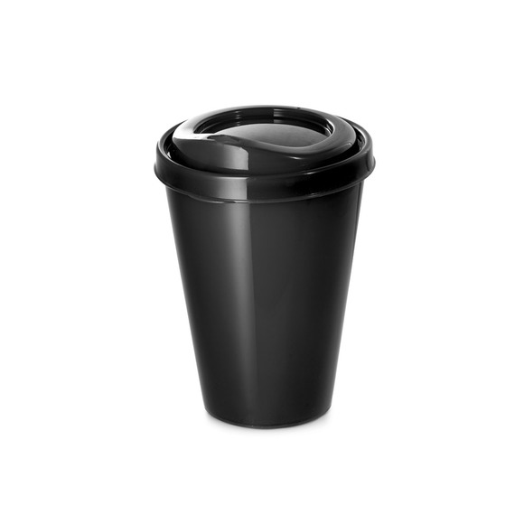 Verre gobelet personnalisé réutilisable en PP avec couvercle 430ml fabriqué en Europe