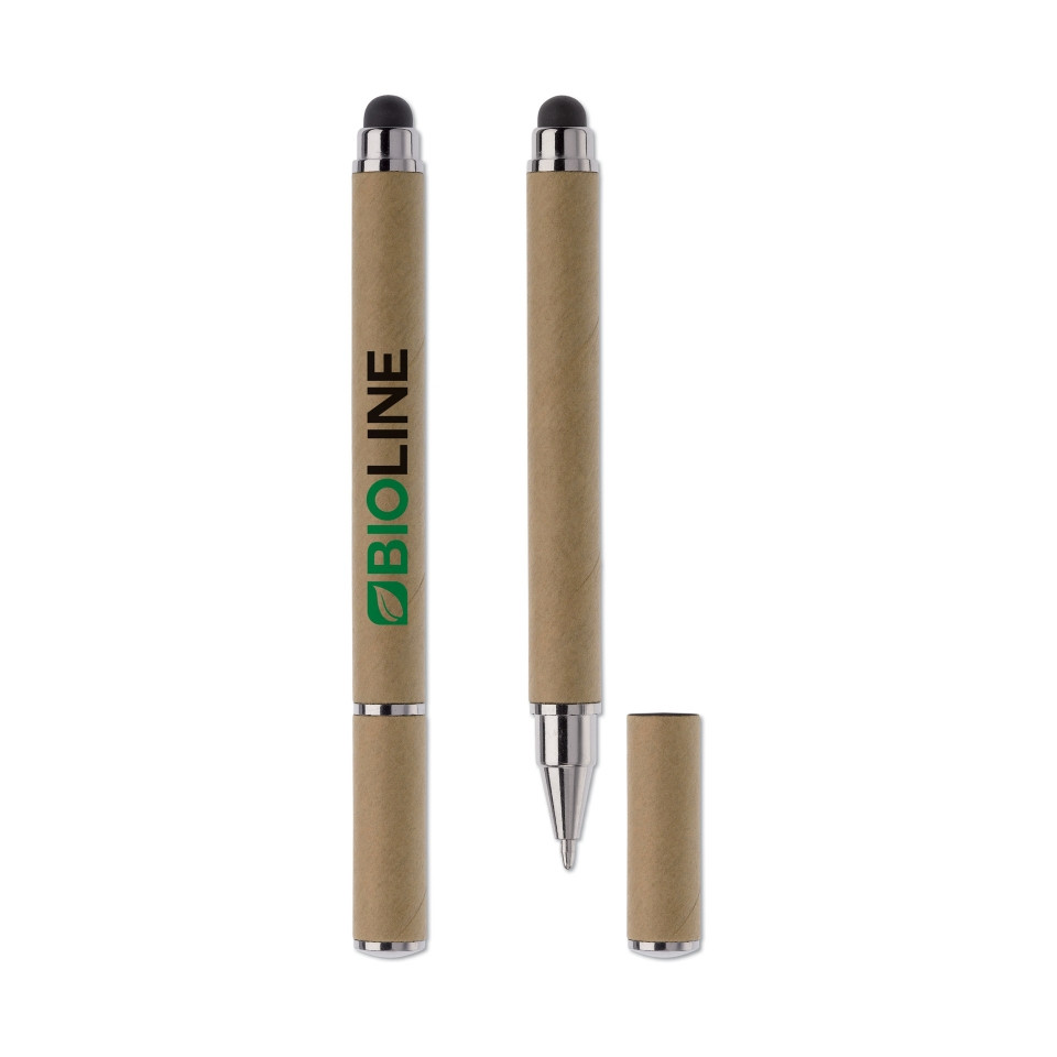 Stylos publicitaires stylets en carton recyclé