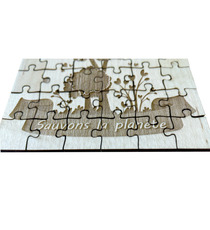 Puzzle en bois 150 pièces personnalisable Fabriqué en France