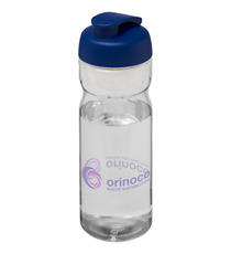 Bouteille publicitaire de sport H2O Base® 650 ml à clapet Made in Europe Bouteille publicitaire de sport H2O Base® 650 ml à clapet Made in Europe