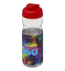 Bouteille publicitaire de sport H2O Base® 650 ml à  clapet Made in Europe