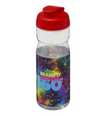 Bouteille publicitaire de sport H2O Base® 650 ml à  clapet Made in Europe