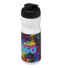 Bouteille publicitaire de sport H2O Base® 650 ml à  clapet Made in Europe