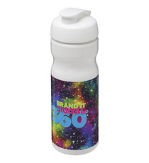 Bouteille publicitaire de sport H2O Base® 650 ml à clapet Made in Europe Bouteille publicitaire de sport H2O Base® 650 ml à clapet Made in Europe