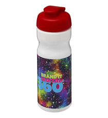 Bouteille publicitaire de sport H2O Base® 650 ml à  clapet Made in Europe