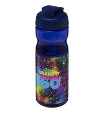 Bouteille publicitaire de sport H2O Base® 650 ml à  clapet Made in Europe