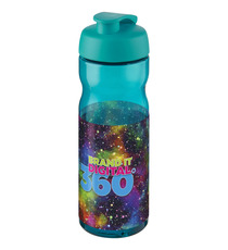 Bouteille publicitaire de sport H2O Base® 650 ml à  clapet Made in Europe