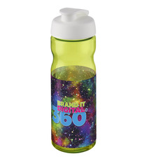 Bouteille publicitaire de sport H2O Base® 650 ml à  clapet Made in Europe