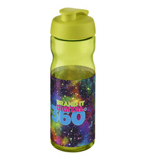 Bouteille publicitaire de sport H2O Base® 650 ml à clapet Made in Europe Bouteille publicitaire de sport H2O Base® 650 ml à clapet Made in Europe
