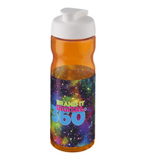 Bouteille publicitaire de sport H2O Base® 650 ml à clapet Made in Europe Bouteille publicitaire de sport H2O Base® 650 ml à clapet Made in Europe