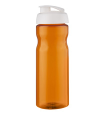 Bouteille publicitaire de sport H2O Base® 650 ml à clapet Made in Europe Bouteille publicitaire de sport H2O Base® 650 ml à clapet Made in Europe