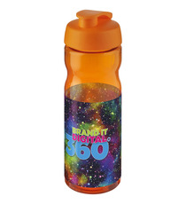 Bouteille publicitaire de sport H2O Base® 650 ml à  clapet Made in Europe