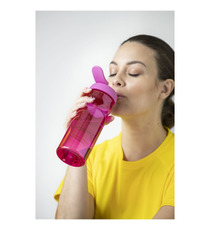 Bouteille publicitaire de sport H2O Base® 650 ml à clapet Made in Europe Bouteille publicitaire de sport H2O Base® 650 ml à clapet Made in Europe