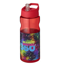 Bouteille publicitaire de sport H2O Base® 650 ml à  clapet goulot Made in Europe