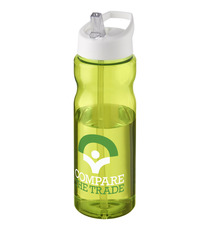 Bouteille publicitaire de sport H2O Base® 650 ml à  clapet goulot Made in Europe