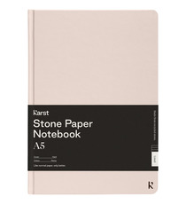 Carnet publicitaire à couverture rigide K’arst® A5 "papier de pierre"