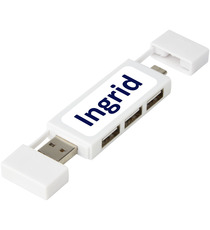 Hub publicitaire double USB 2.0 Mulan