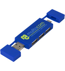 Hub publicitaire double USB 2.0 Mulan