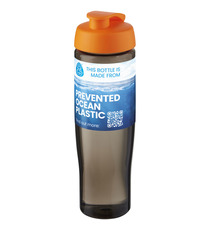 Bouteille publicitaire de sport H2O Active® Eco Tempo de 700 ml avec couvercle à bec verseur