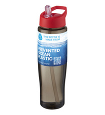 Bouteille de sport publicitaire H2O Active® Eco Tempo de 700 ml avec couvercle à bec verseur