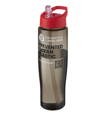 Bouteille de sport publicitaire H2O Active® Eco Tempo de 700 ml avec couvercle à bec verseur