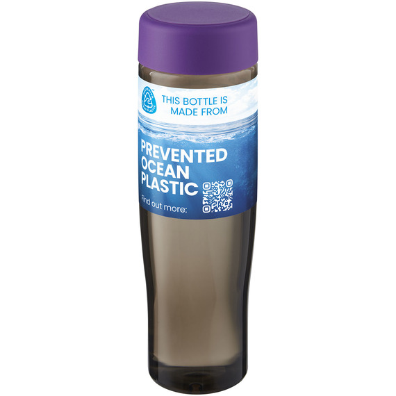 Bouteille publicitaire d'eau H2O Active® Eco Tempo de 700 ml avec couvercle vissé Bouteille publicitaire d'eau H2O Active® Eco Tempo de 700 ml avec couvercle vissé