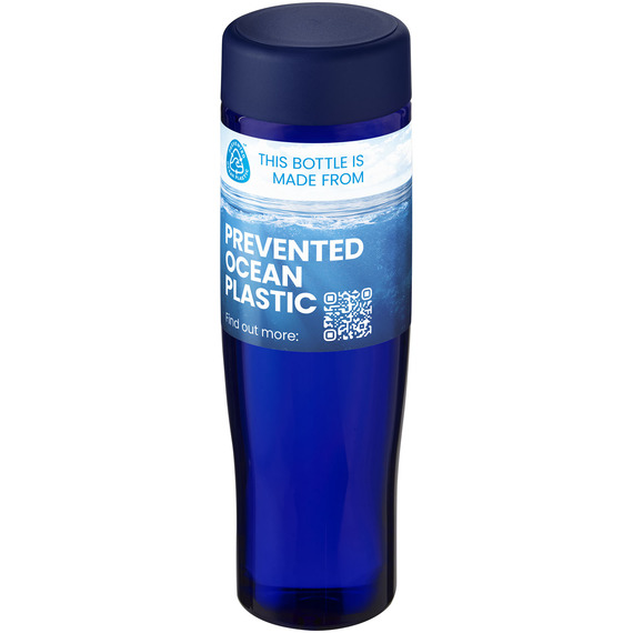 Bouteille publicitaire d'eau H2O Active® Eco Tempo de 700 ml avec couvercle vissé Bouteille publicitaire d'eau H2O Active® Eco Tempo de 700 ml avec couvercle vissé