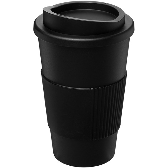 Gobelet publicitaire Americano® de 350 ml avec isolation et grip