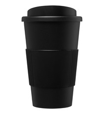 Gobelet publicitaire Americano® de 350 ml avec isolation et grip