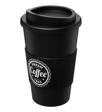 Gobelet publicitaire Americano® de 350 ml avec isolation et grip