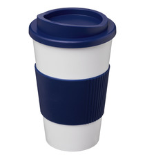 Gobelet publicitaire Americano® de 350 ml avec isolation et grip