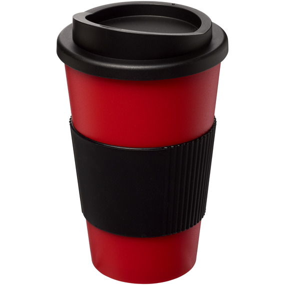 Gobelet publicitaire Americano® de 350 ml avec isolation et grip