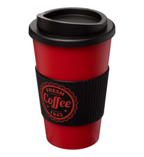 Gobelet publicitaire Americano® de 350 ml avec isolation et grip