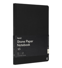 Carnet publicitaire de notes Karst® A5 avec papier de pierre à couverture rigide - Carré