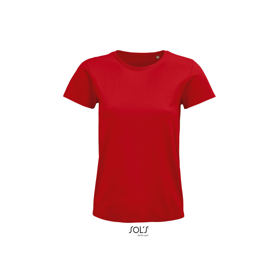T-shirt publicitaire BIO manches courtes PIONEER 175g coton biologique Femme