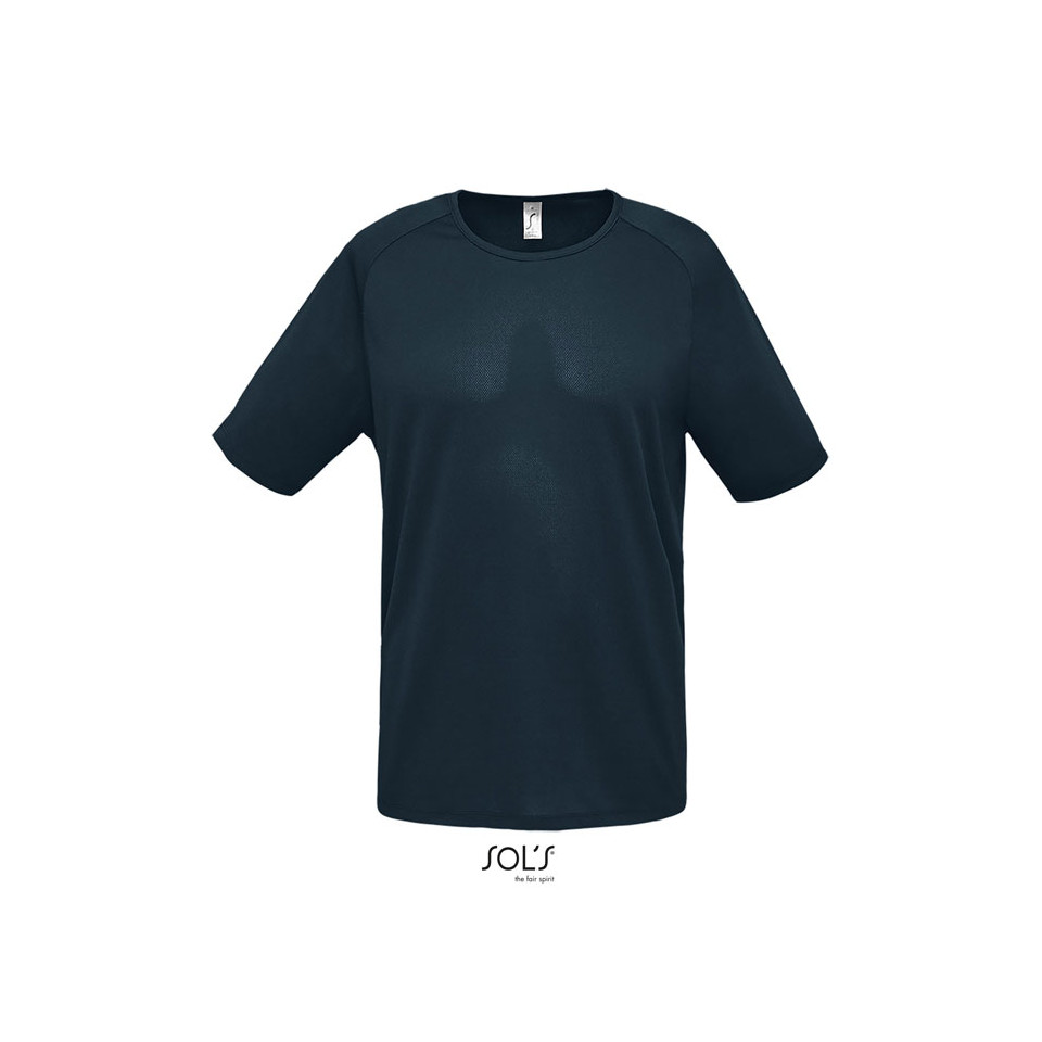 T-shirt publicitaire respirant manches courtes SPORTY 140g coton polyester Dry Fit Homme