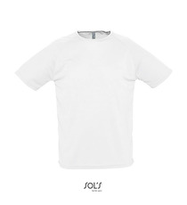 T-shirt publicitaire respirant manches courtes SPORTY 140g coton polyester Dry Fit Homme