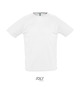 T-shirt publicitaire respirant manches courtes SPORTY 140g coton polyester Dry Fit Homme