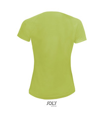 T-shirt publicitaire respirant manches courtes SPORTY 140g coton polyester Dry Fit Femme