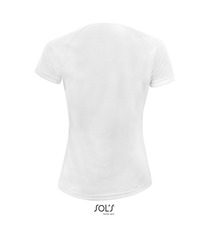 T-shirt publicitaire respirant manches courtes SPORTY 140g coton polyester Dry Fit Femme