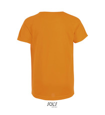 T-shirt publicitaire respirant manches courtes SPORTY 140g coton polyester Dry Fit Enfant