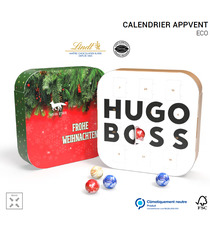 Calendrier de l’avent personnalisable innovant dans un format APP moderne LINDT