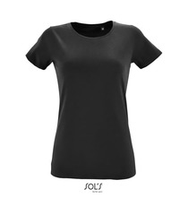 T-shirt publicitaire manches courtes REGENT FIT coton 150g coupe ajustée Femme