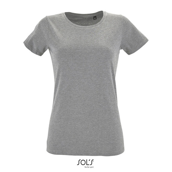 T-shirt publicitaire manches courtes REGENT FIT coton 150g coupe ajustée Femme