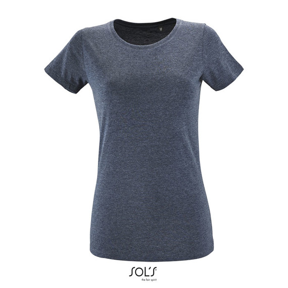 T-shirt publicitaire manches courtes REGENT FIT coton 150g coupe ajustée Femme